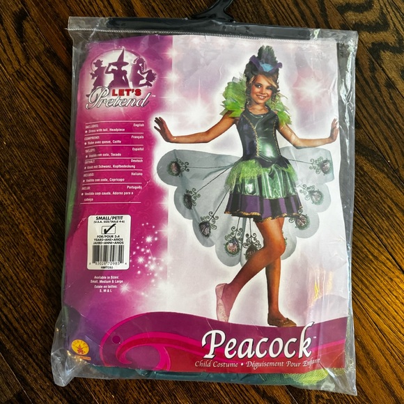 Brand new never worn childs peacock costume - Picture 1 of 5